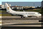Boeing 737-7ED BBJ, click to open in large format
